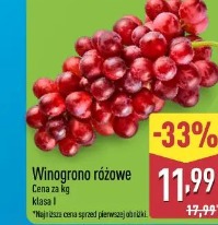 Winogrono różowe