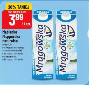 Maślanka Mrągowska naturalna