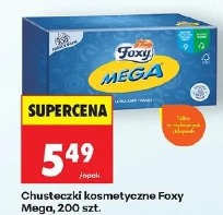 Chusteczki kosmetyczne Foxy Mega
