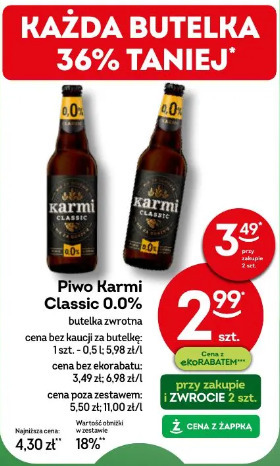 Piwo Karmi Classic 0.0%