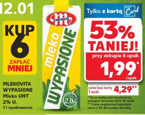 Mlekovita Wypasione mleko UHT 2%