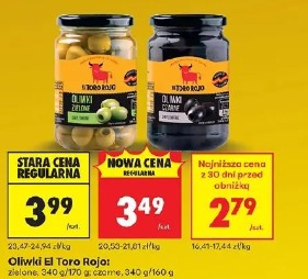 Oliwki El Toro Rojo zielone, czarne