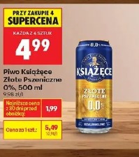 Piwo Książęce Złote Pszeniczne 0%
