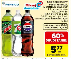 Napój gazowany Pepsi, Mirinda, Mountain Dew, 7up