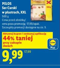 Pilos Ser Carski w plastrach, XXL