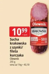 Sucha krakowska z szynki/fileta kurczaka Olewnik