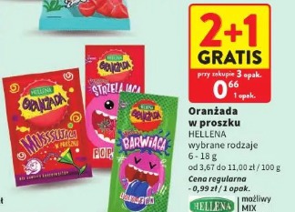 Oranżada w proszku Hellena