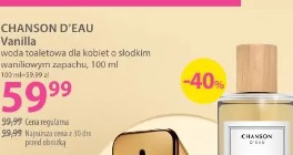 Chanson D’Eau Vanilla woda toaletowa dla kobiet o słodkim waniliowym zapachu