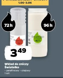 Wkład do zniczy Światełko