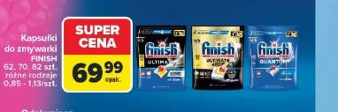 Kapsułki do zmywarki Finish