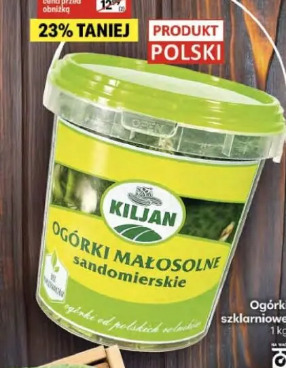Ogórki małosolne sandomierskie Kiljan