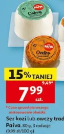 Ser kozi lub owczy tradycyjny Paiva