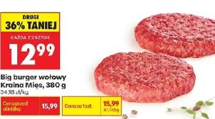 Big burger wołowy Kraina Mięs