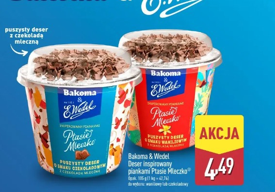 Deser inspirowany piankami Ptasie Mleczko