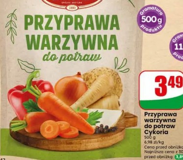 Przyprawa warzywna do potraw Cykoria