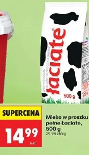 Mleko w proszku pełne Łaciate