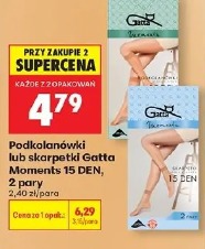 Podkolanówki lub skarpetki Gatta Moments 15 DEN, 2 pary