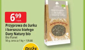 Przyprawa do żurku i barszczu białego Dary Natury bio Bio Planet