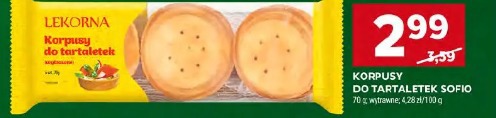 Korpusy do tartaletek Sofio Lekorna