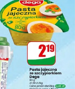 Pasta jajeczna ze szczypiorkiem Dega