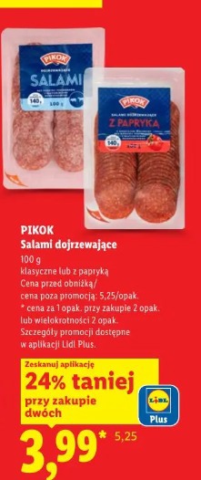 Pikok Salami dojrzewające