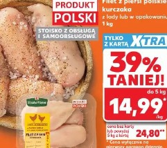 Filet z piersi polskiego kurczaka z lady lub w opakowaniu XXL