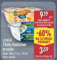 Lisner Filety śledziowe w sosie