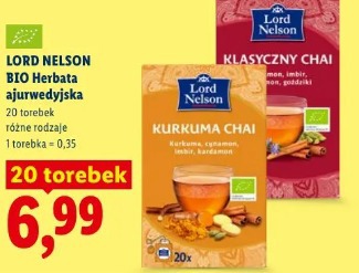 Lord Nelson BIO Herbata ajurwedyjska