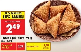 Rożek z jabłkiem