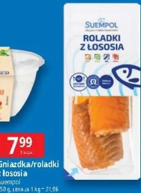 Gniazdka/roladki z łososia Suempol