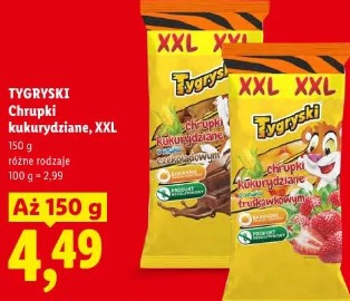 Tygryski Chrupki kukurydziane, XXL