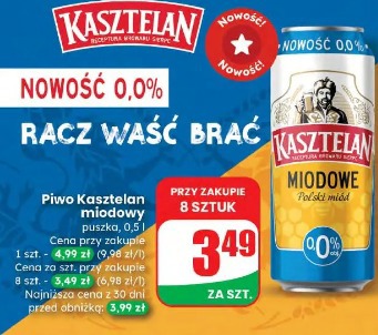 Piwo Kasztelan miodowy
