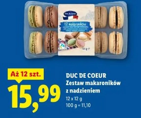 Duc De Coeur Zestaw makaroników z nadzieniem