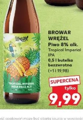 Browar Wrężel Piwo 6,8%, 5,1% alk. Tropical Imperial IPA, Pale Ale