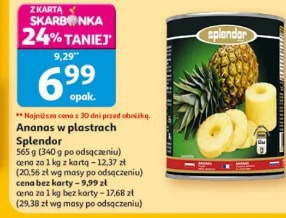 Ananas w plastrach Splendor