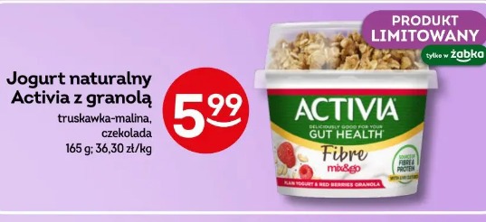 Jogurt naturalny Activia z granolą