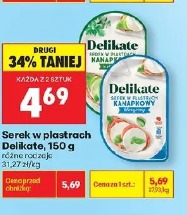 Serek w plastrach Delikate, 150g