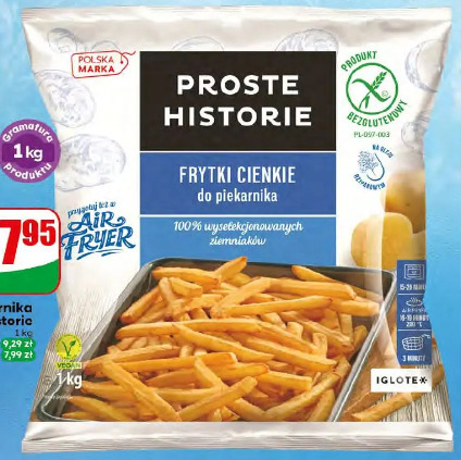 Frytki cienkie do piekarnika Proste Historie