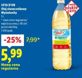 Vita D'or Olej słonecznikowy Wyśmienity