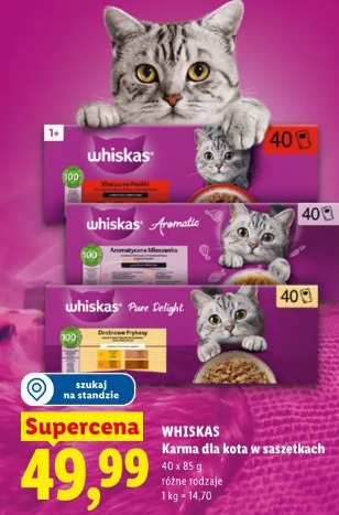 Whiskas Karma dla kota w saszetkach
