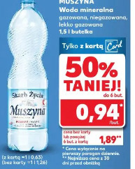 Muszyna Skarb Życia woda mineralna gazowana, niegazowana, lekko gazowana
