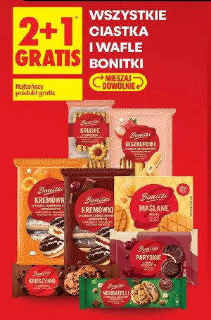 Wszystkie ciastka i wafle Bonitki