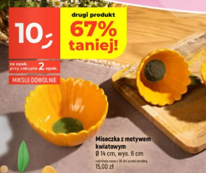 Miseczka z motywem kwiatowym