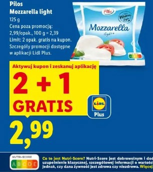 Pilos Mozzarella light