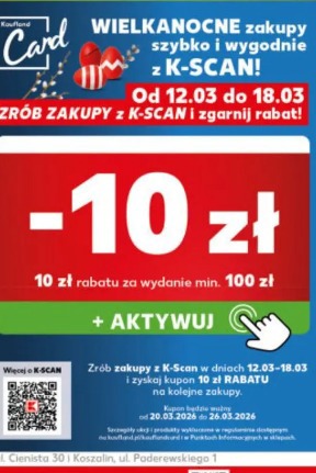 Rabat na kolejne zakupy z K-Scan