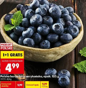 Polska borówka amerykańska, opak. 125 g