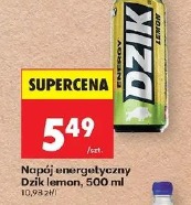 Napój energetyczny Dzik lemon