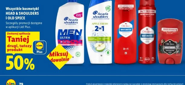 Wszystkie kosmetyki Head & Shoulders i Old Spice