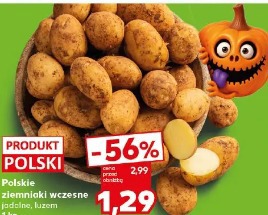 Polskie ziemniaki wczesne jadalne