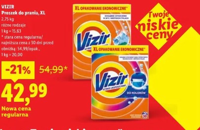 Vizir Proszek do prania, XL